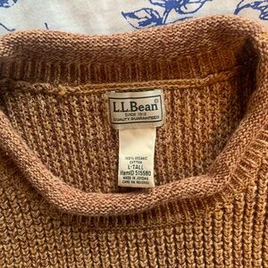 L.L. Bean Men's Tan Crewneck Sweater